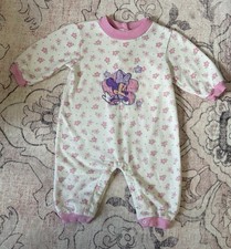 Vintage Mickey for Kids Minnie Mouse Floral Romper One-Piece  12 Months
