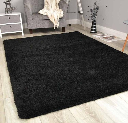 Alfombra peluda lisa grande pequeña alfombra de salón antideslizante lavable a máquina corredor de pasillo - Imagen 16 de 51
