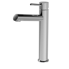 Image of Minimalist Round Tall Mono Basin Mixer Tap - Balterley - Choose Colour