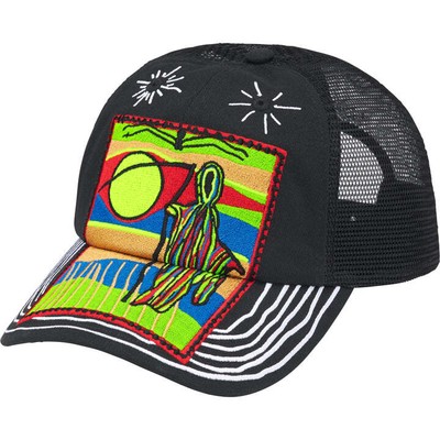 Supreme Reaper Mesh Back 6-Panel Black