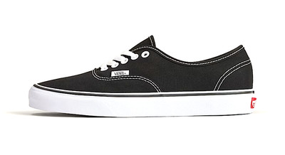 Vans Authentic Shoe Black/White   Unisex Classic Canvas VN000EE3BLK