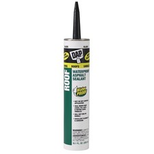 DAP 18268 Outdoor Black Waterproof Tite Roof Sealant 10.1 oz. Pack of 12 