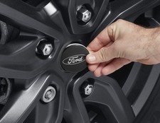 Genuine Ford Fiesta Focus Kuga 54mm Alloy Wheel Centre Cap Black x1 2037230