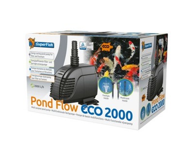 SuperFish Pond Flow ECO 3500 - 15000 Pumpe Teichpumpe Energieeffizient Koiteich
