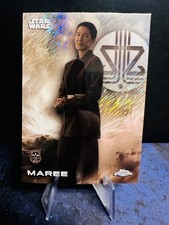 2025 Topps Chrome Star Wars - Maree Debut #87 Black and White Shimmer - CASE HIT