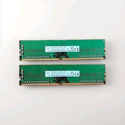 **Lot of 2** SK Hynix 16GB (2x8GB) 1Rx8 PC4-3200AA-UA2-11, DDR4 DIMM Memory RAM