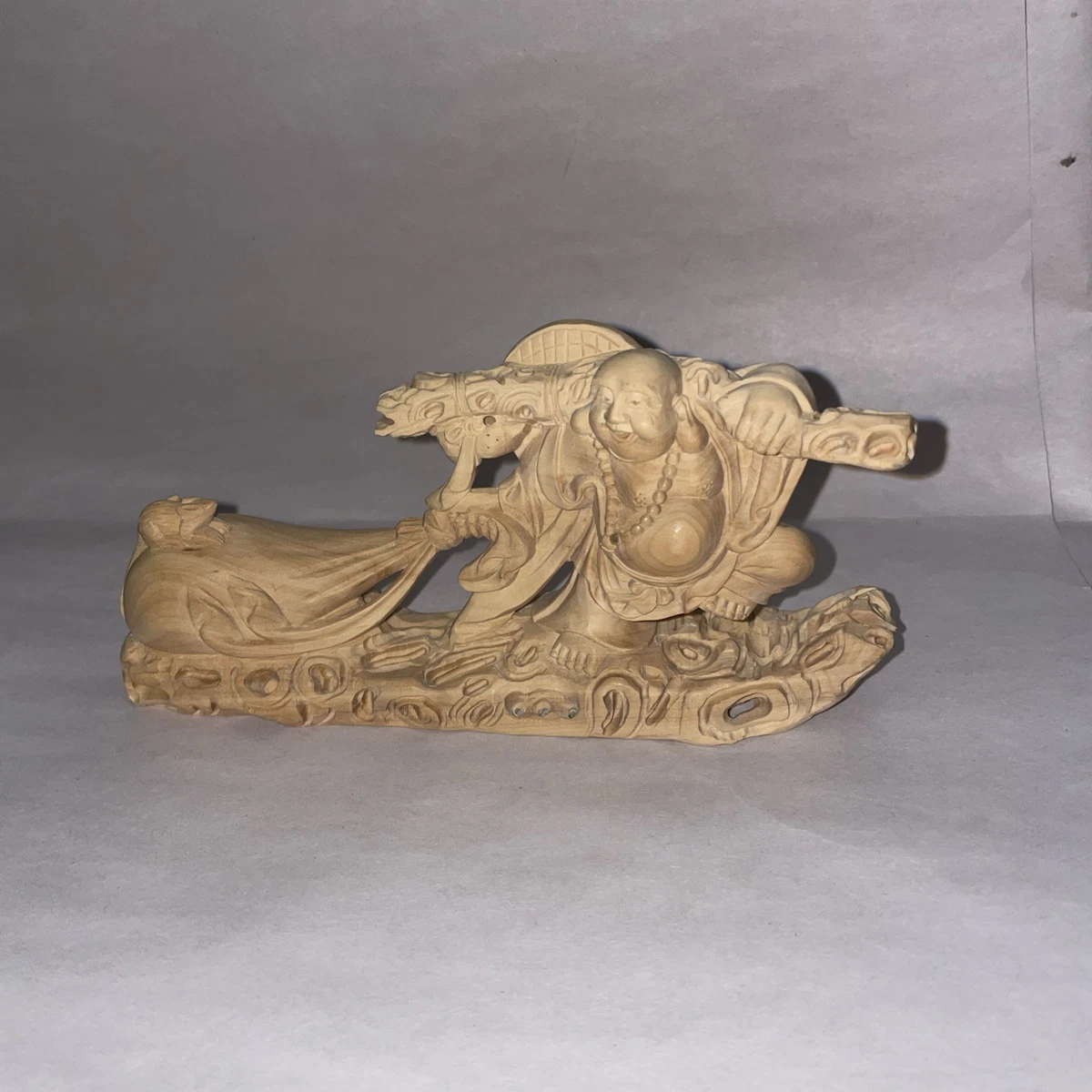 中式木雕在中国风雕像、雕像| eBay