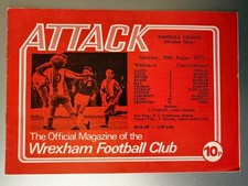 Wrexham v Chesterfield, 30 August 1975, Division Three