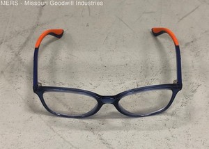 Authenticated Ray-Ban Reading Glasses Unisex Adults Blue/Orange Plastic Frame