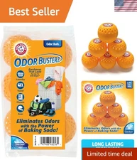 Long Lasting Odor Busterz Balls, 6 Pack - Natural Freshness for Home & Travel