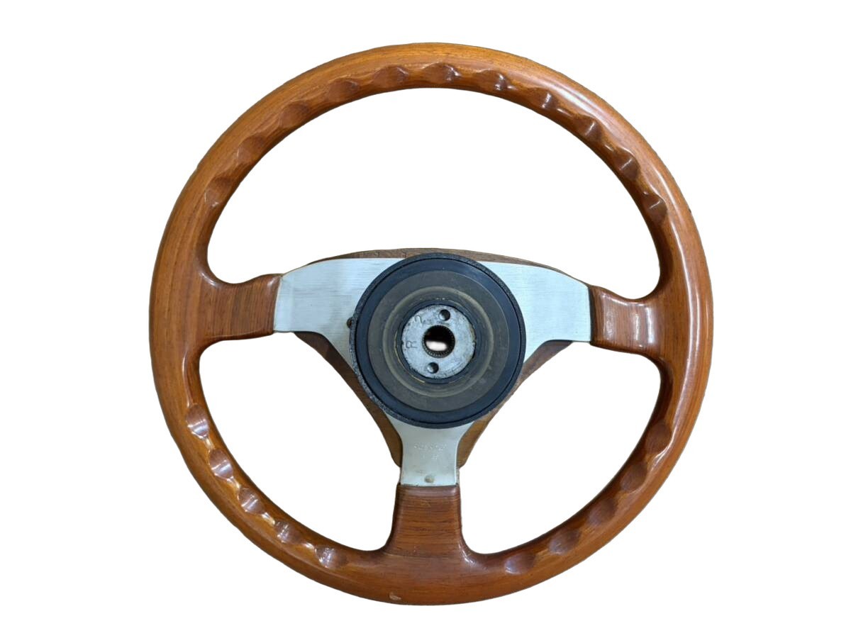 MOMO Wood Steering Wheel 350mm JDM W124 W126 BMW E30 Land Cruiser