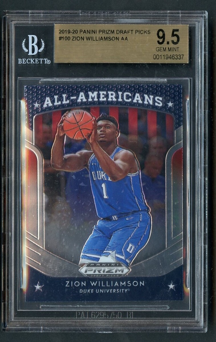 2019 Prizm All Americans Zion Williamson Rookie RC BGS 9.5 2019 Prizm All Americans Zion Williamson Rookie RC BGS 9.5