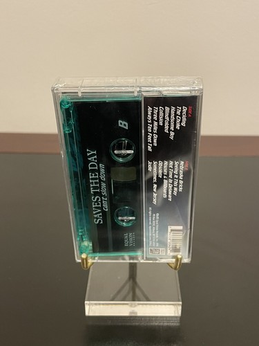 Saves The Day Can’t Slow Down Cassette 2023 Transparent Dark Green New Sealed - Picture 2 of 4