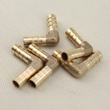 5Pc NEW Brass Barbed Tube Pipe Fitting Hose Barb Elbow 90 Degree 5/16" x 5/16"