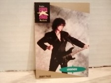 ProSet 1991 SuperStars MusiCards LEGENDS JIMMY PAGE Card #17 EX. 