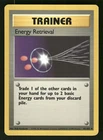 1999 Heavily Played Pokemon 81/102	Energy Retrieval Base Set Non Holo English