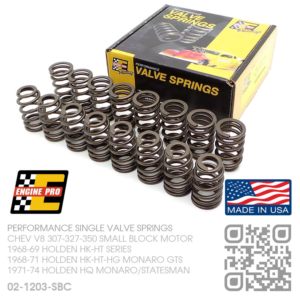 ENGINE PRO BEEHIVE VALVE SPRINGS CHEV V8 307-327-350 [HOLDEN HK-HT-HG-HQ MONARO] - image 2 of 4