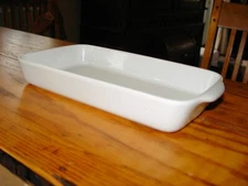 Charles Pillivuyt Porcelain 7" by 11.5" Rectangular Baker with Ears