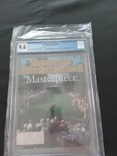 2001 TIGER WOODS SPORTS ILLUSTRATED MASTERPIECE CGC 9.6 BLANK LABEL POP 2 WOW!!!