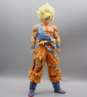 28cm Goku Super Saiyan Action Figure Dragon Ball Z Anime Collectible Statue
