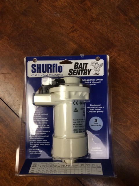 Boat Livewell Pump Shurflo Bait Sentry Livewell Pump 12V Pump