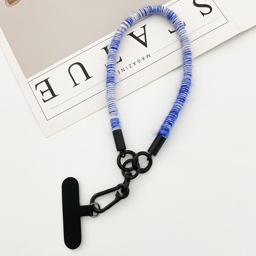 Handwoven Mobile Phone Lanyard Fiber Hanging Rope Phone Wrist Straps - Photo 12 sur 19