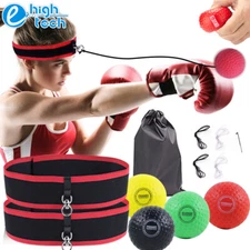 Boxing Fight 4 Balls Head Band For Reflex Speed Reaction Training Punch Exercise