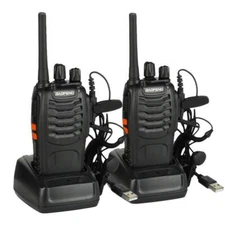 Baofeng BF 888S Walkie Talkie UHF 400 470MHz Long Range Two Way Ham Radios OTTT