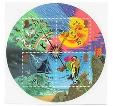 GB 2001 Weather unmounted mint mini - miniature sheet MNH stamps