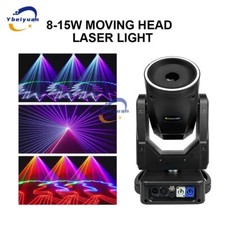 New 8W 10W 15W Stage Laser Moving Head Light DMX512 Beam Effect DJ Disco Light