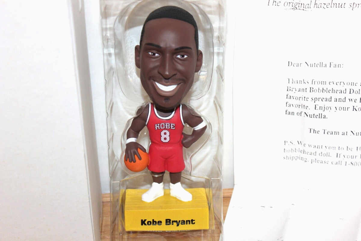 Kobe Bryant Bobblehead 2003 Nutella Promo with Letter & Original