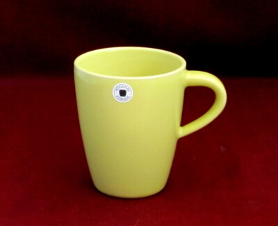 Höganäs Kaffeetasse-Teetasse / citrus-gelb / Keramik Sweden / 27 cl / Vintage