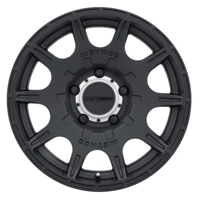 MR308 Roost 17x8.5 0mm Offset 5x5 71.5mm CB Matte Black Wheel MeW. MR30878550500