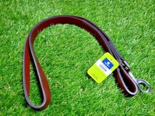  NEW  Top Paw Leather Leash 1in 4 ft - CHOCOLATE
