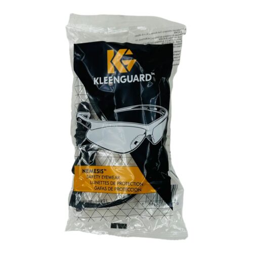 1 Pair KleenGuard Nemesis Safety Glasses Smoke Mirror Lenses with Black Frame