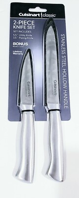 Cuisinart Classic Hollow Handle Two piece knife set 5.5'' Utility & 3.5'' paring
