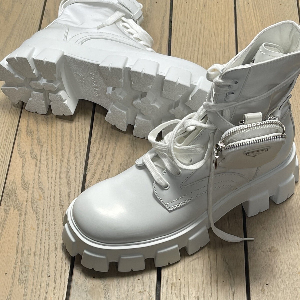 Ankle Boots Prada Monolith Boots Sale Prada Monolith Mini Bag Lug