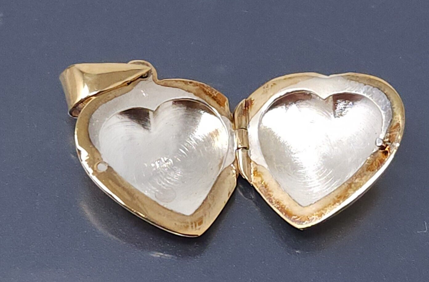 Vintage Sterling Silver 925 GP Irish Heart Locket… - image 3