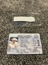 North Pole Santa Claus lost drivers license give your kids proof Santa Is Real !
