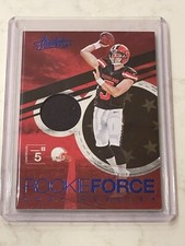 2016 Panini Absolute Cody Kessler Rookie Force Player Worn Jersey Relic