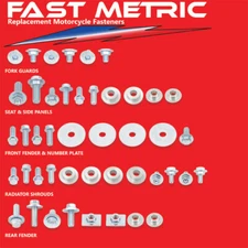 1998-1999 CR 125 Plastics & Body Bolt Kits - EVERY Fastener you need-GUARANTEED