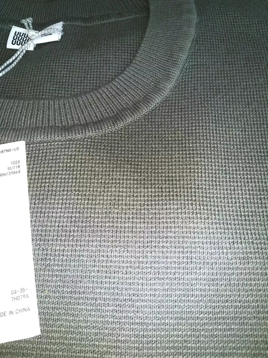 LEMAIRE x UNIQLO 'U' Men's Designer Milano Ribbed Crew Neck LEMAIRE x UNIQLO 'U' Men's Designer Milano Ribbed Crew Neck