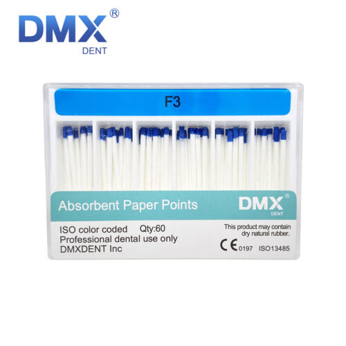 Puntos de gutta percha de endodoncia dental y puntos de papel absorbentes cónicos codificados por colores - Imagen 5 de 19