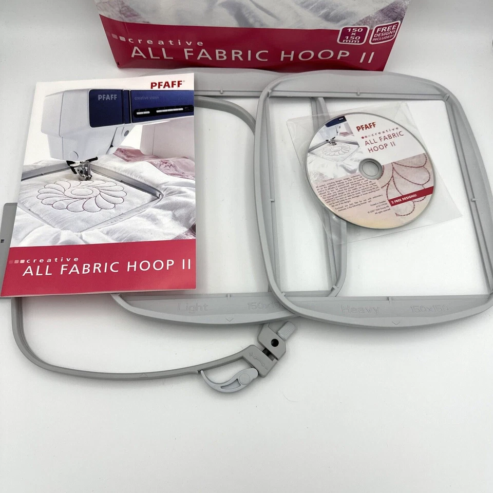 PFAFF Creative All Fabric Hoop II 150 x 150 mm w/ quick release for embroidery - Image 4 of 4