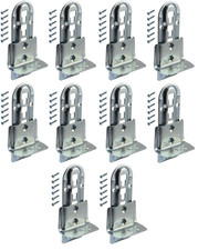 10x Bettbeschlag Bettverbinder Mittelbalken 140 mm Einhänge-Verbinder Lattenrost