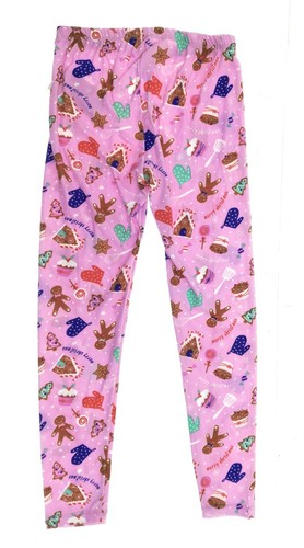 No Comment Girl's Leggings Casual Pants Pull on Color Purple Size Large (14) - Picture 2 of 5
