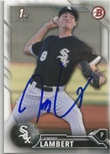 Chicago White Sox JIMMY LAMBERT Signed Bowman Card