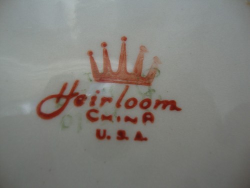 Vintage Buffalo Pottery Heirloom China Childs Plate Bowl Mary Little Lamb School - 第 7/11 張圖片