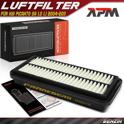 Luftfilter Motorluftfilter Benzin für KIA Picanto SA 1.0L 1.1L bj. 2004-2011