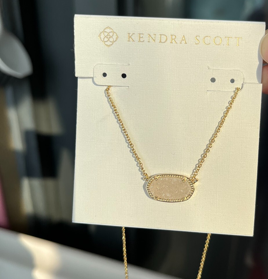 Kendra Scott Big Iridescent Necklace Kendra Scott Elisa White